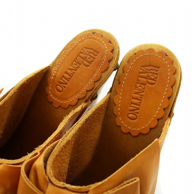 レッド ヴァレンティノ サボサンダル ミュール ポインテッドトゥ ハイヒール レディースの靴/シューズ(サンダル)の商品写真