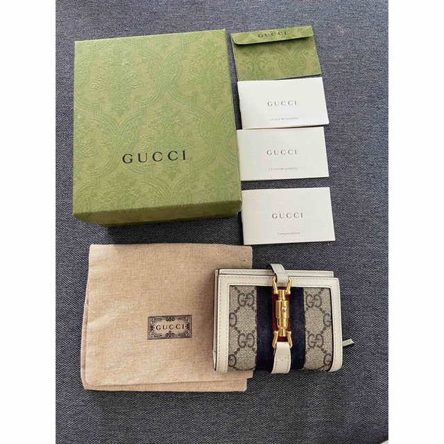 GUCCI グッチ 二つ折り財布 ジャッキー1961 pequenoprincipe.com.br