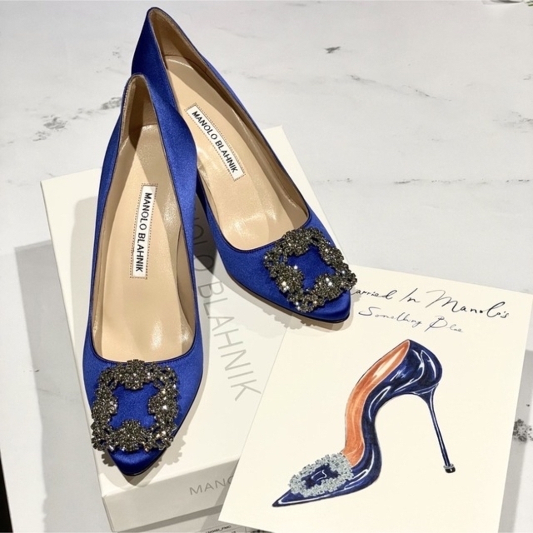 注意事項Manolo Blahnik マノロブラニク ハンギシ　35