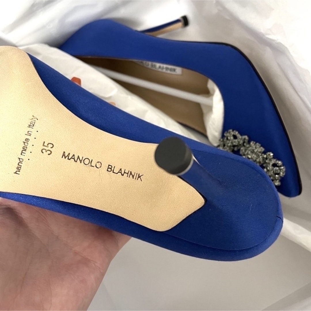 MANOLO BLAHNIK(マノロブラニク)のManolo Blahnik マノロブラニク ハンギシ35 レディースの靴/シューズ(ハイヒール/パンプス)の商品写真