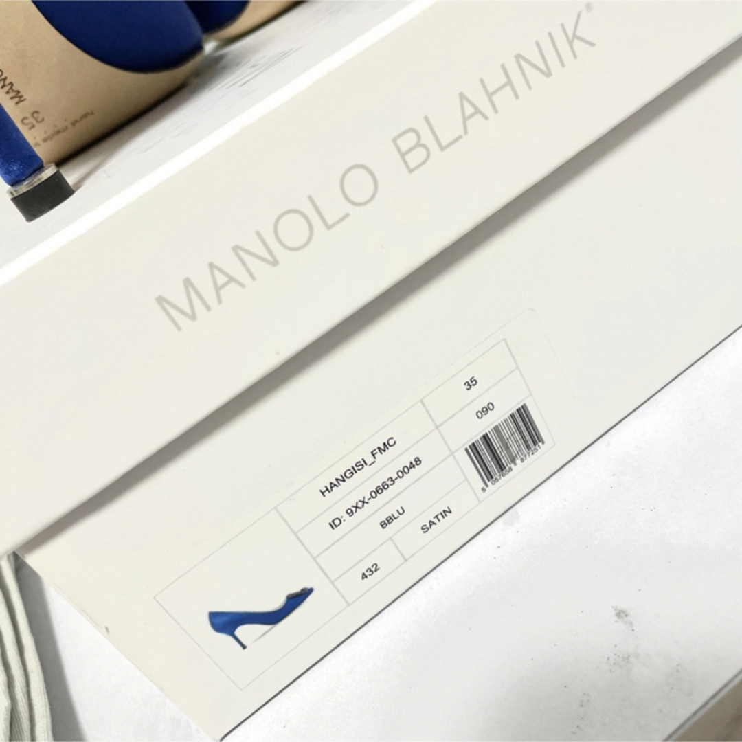 MANOLO BLAHNIK(マノロブラニク)のManolo Blahnik マノロブラニク ハンギシ35 レディースの靴/シューズ(ハイヒール/パンプス)の商品写真