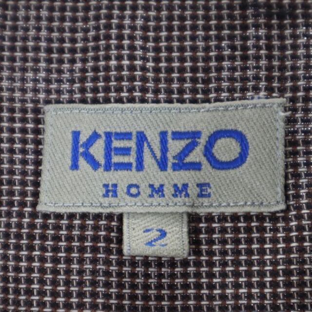 ケンゾーオム 長袖 ボタンダウンシャツ 2 ブラウン系 KENZO HOMME メンズ   【230405】 7