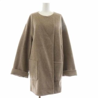 Spick & Span - スピック&スパン 20AW ノーカラーリバーコート 38 M 茶