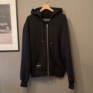 クロムハーツ(Chrome Hearts)のCHROME HEARTS クロムハーツCHプラス レザーパッチ ジップパーカー(パーカー)