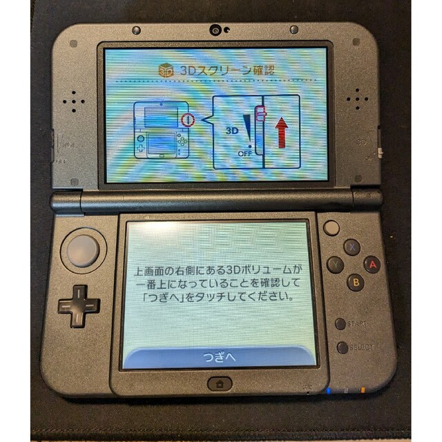 Newニンテンドー3DS LL メタリックブラック 本体+充電器付き - 携帯用