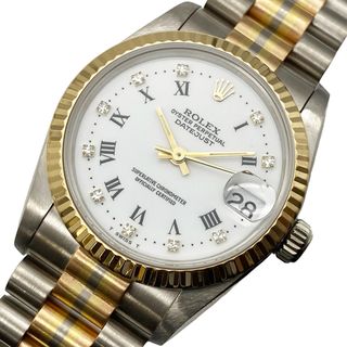 ロレックス(ROLEX)の　ロレックス ROLEX デイトジャスト トリドール 68279G BIC K18WG/K18YG/K18PG 自動巻き ボーイズ 腕時計(腕時計(アナログ))