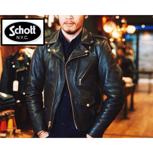 Schott ショット レザージャケット leather 618 ライダース 品質は非常