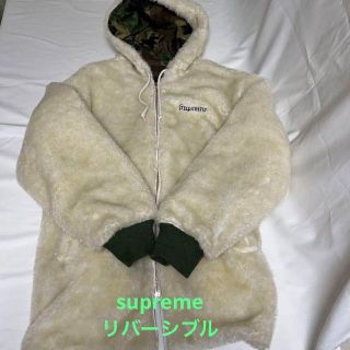 美品Supreme FW17 Sherpa Reversible Work