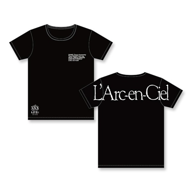 L'Arc～en～Ciel　BIG旧ロゴTシャツ黒 L'Arcard限定 ラルク