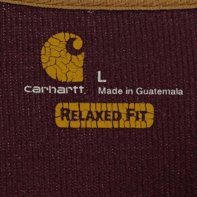 carhartt(カーハート)の古着 カーハート Carhartt RELAXED FIT サーマルロンT ハニカム メンズL /eaa317108 メンズのトップス(Tシャツ/カットソー(半袖/袖なし))の商品写真