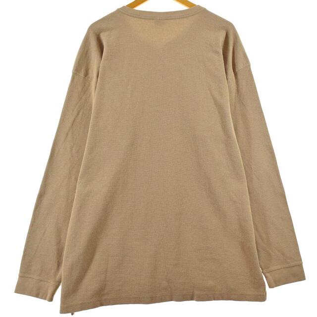 carhartt(カーハート)の古着 ビッグサイズ カーハート Carhartt ヘンリーネック サーマルロングTシャツ メンズXXXL /eaa317043 メンズのトップス(Tシャツ/カットソー(半袖/袖なし))の商品写真