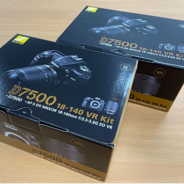 Nikon D7500 18-140 VR KIT 2台セット(新品・未使用品) - デジタル一眼