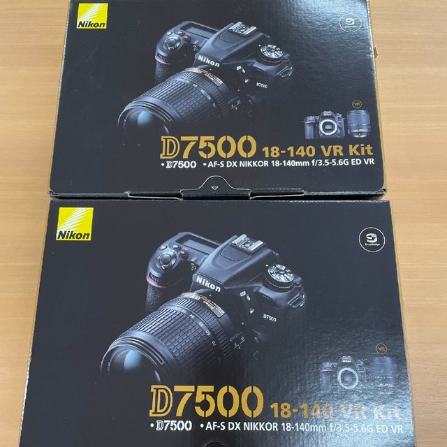 NikonNikon D7500 18-140 VR KIT 2台セット(新品・未使用品)