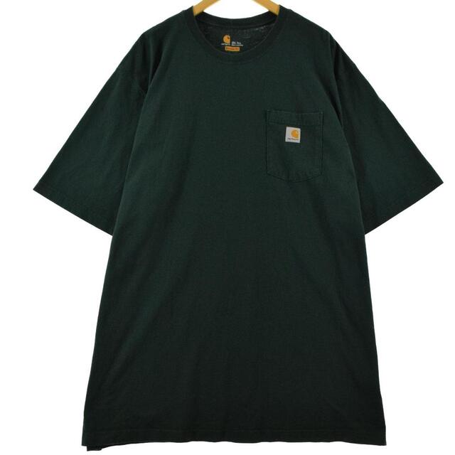 ビッグサイズ カーハート Carhartt ORIGINAL FIT 半袖 ポケットTシャツ メンズXXXXL /eaa317513