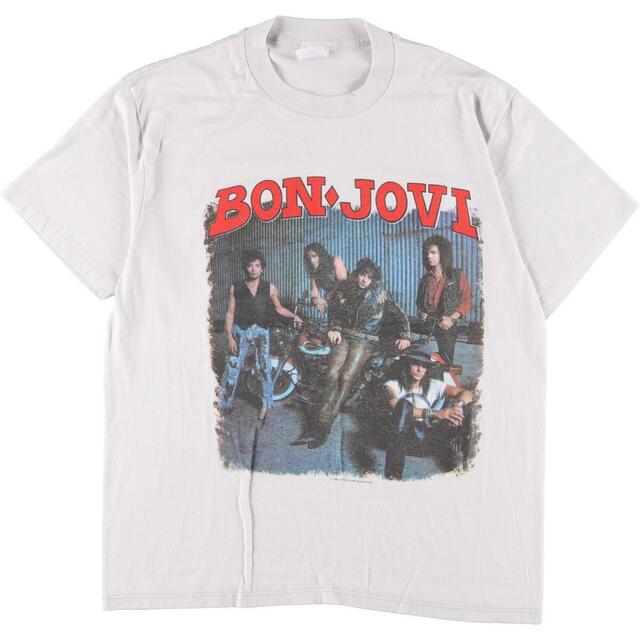 90年代 Spring Ford CLASSIC BON JOVI ボンジョヴィ 両面プリント バンドTシャツ バンT USA製 メンズM ヴィンテージ /eaa326200