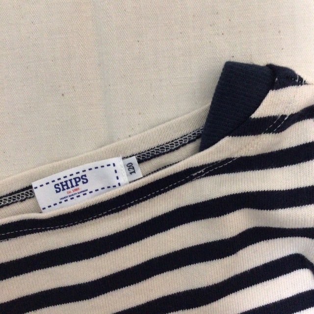 SHIPS(シップス)の美品 SHIPS シップス キッズ ボーダードッキングワンピース 120^^☆ キッズ/ベビー/マタニティのキッズ服女の子用(90cm~)(ワンピース)の商品写真