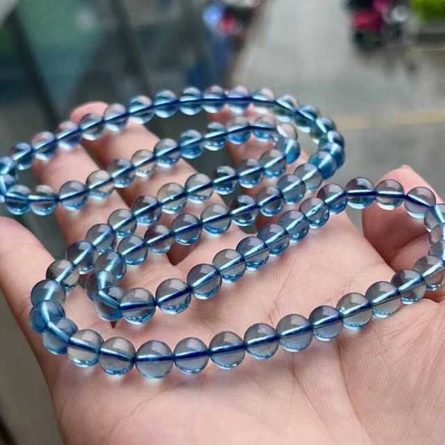 ⭐︎【天然】アクアマリン ブレスレット 6.8mm | www.codipsa.com.py