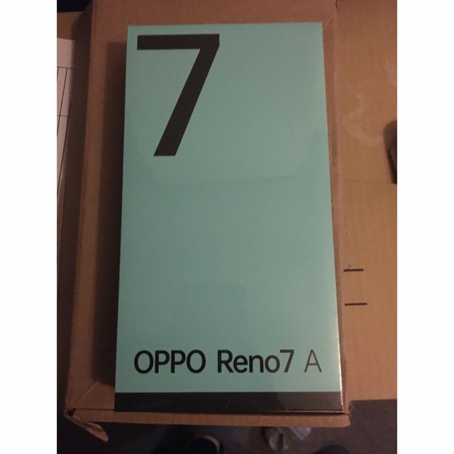 スマートフォン/携帯電話OPPO RENO7 A 新品 未開封 ドリームブルー