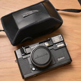 コニカミノルタ(KONICA MINOLTA)のフィルムカメラ MINOLTA Hi-matic AF 撮影可能 電池付(フィルムカメラ)