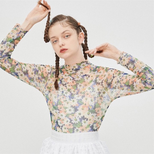あさぎーにょ poppy シースルートップスの通販 by すず's shop|ラクマ