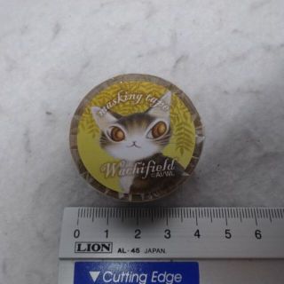 新品　ＷＣＣ　マスキングテープ　世界猫会議　シール　わちふぃーるど　ダヤン　猫(テープ/マスキングテープ)