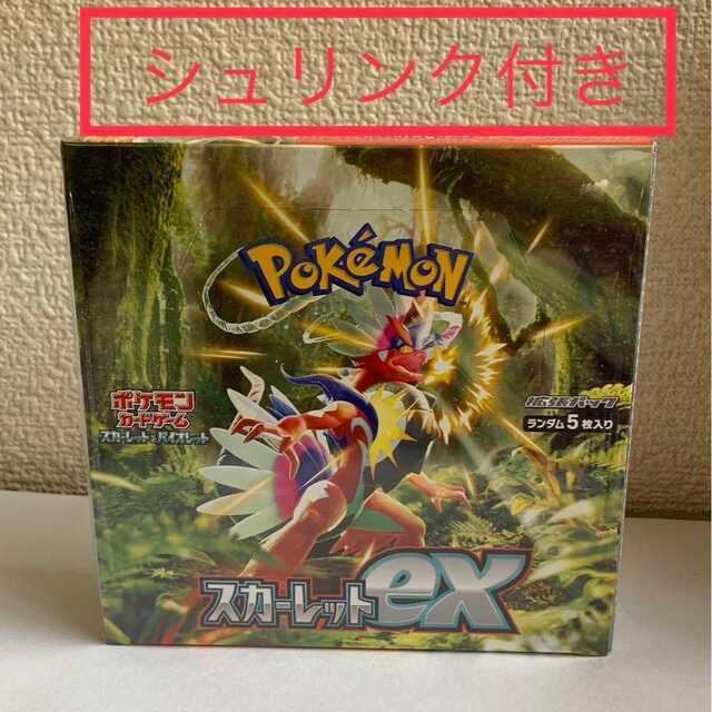 ポケモンカード スカーレットex 1 box シュリンク付き - Box/デッキ/パック