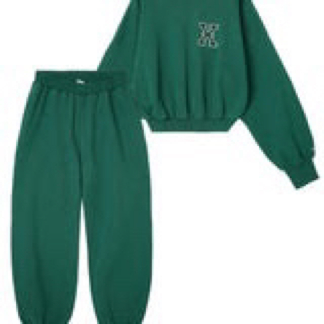 X-girl × NICO SWEAT SET UP - DkGREENのサムネイル