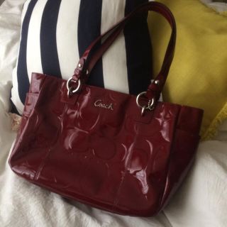 クーポン利用&送料無料 COACH コーチ エナメルバッグ - 通販 - www