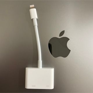 アップル(Apple)のアップル Apple アダプタ HDMI ケーブル MD826AM/A(映像用ケーブル)