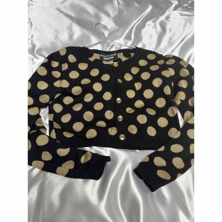 MOSCHINO - モスキーノ レースニット素材カーディガンボレロ美品(1162