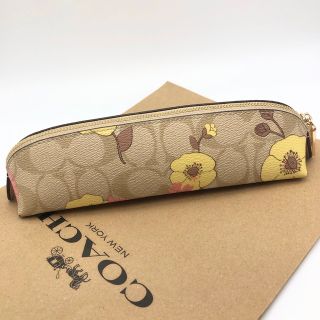 COACH - 【COACH☆新品】ペンシル ケース・シグネチャー ！フローラル