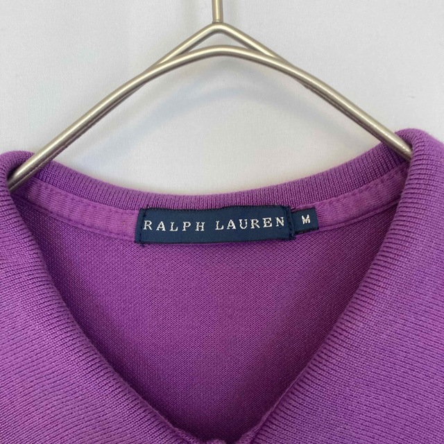 Ralph Lauren(ラルフローレン)のRALPH LAUREN ポロシャツ Mサイズ パープル 半袖 レディースのトップス(ポロシャツ)の商品写真