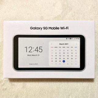 ギャラクシー(Galaxy)の新品未使用　Galaxy 5G Mobile Wifi SCR01  ルーター(その他)