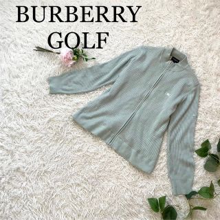 バーバリー(BURBERRY)の大きいサイズ♪バーバリーゴルフ/ジップアップ　ホースロゴ　ノバチェック(ウエア)