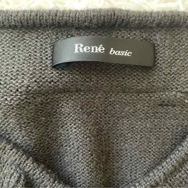 René(ルネ)のmasa様専用    完売品♪Rene　ルネ/ニットワンピース　フリル　ウール レディースのワンピース(ひざ丈ワンピース)の商品写真