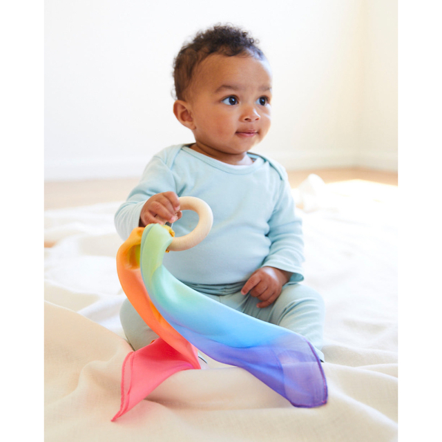 【新品未使用】サラズシルク　Rainbow Baby Teethers 歯がため エンタメ/ホビーのおもちゃ/ぬいぐるみ(その他)の商品写真