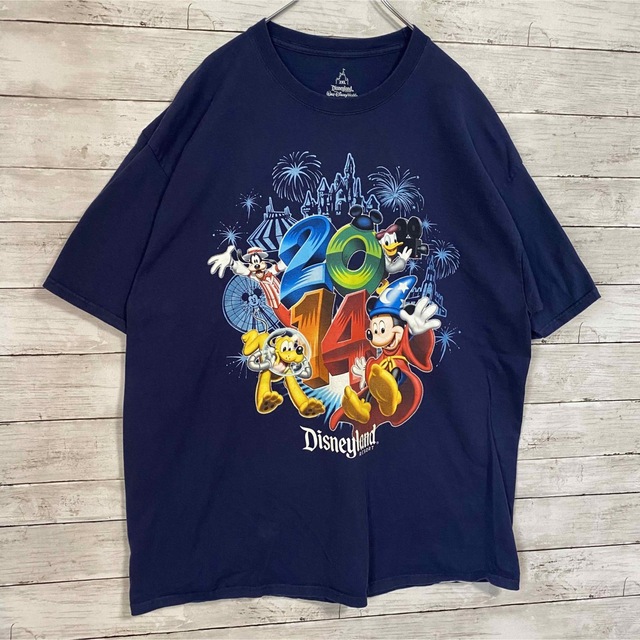 【入手困難】ディズニー Tシャツ 2XL ゆったり レア キャラクター 一点物