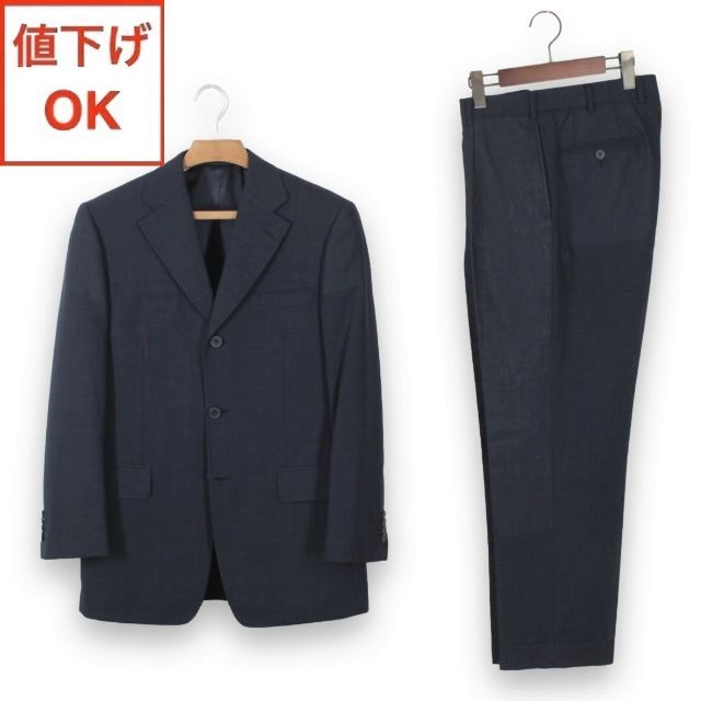 13【極美品】スーツセレクト スーツ A5 メンズ M 春夏 ☆未使用に近い