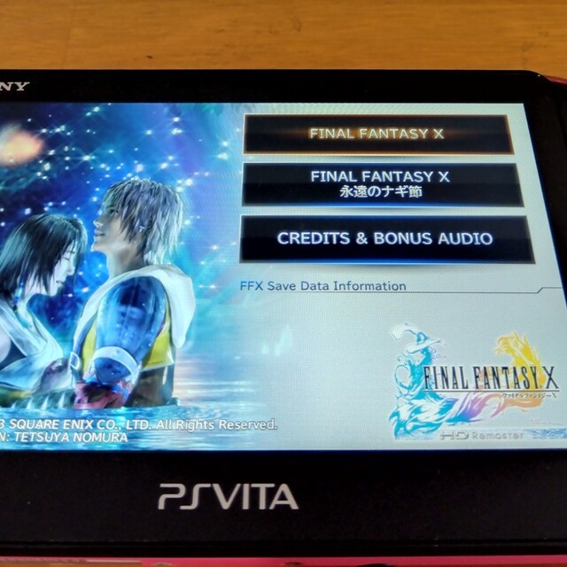 SQUARE ENIX(スクウェアエニックス)のPS VITA【FF10 10-2 セット】 エンタメ/ホビーのゲームソフト/ゲーム機本体(携帯用ゲームソフト)の商品写真