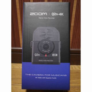 ズーム(Zoom)のZOOM 4Kハンディビデオレコーダー Q2N-4K  美品(ビデオカメラ)