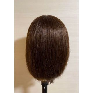 ❤新品高品質 全人毛100% 広範囲 人工皮膚 ストレート 部分 茶 30cm ... ❤新品高品質 全人毛100% 広範囲 人工皮膚 ストレート 部分 茶 30cm❤