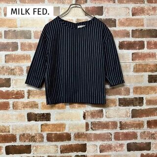 ミルクフェド(MILKFED.)の【MILK FED.】ストライプデザインシャツ(Tシャツ(長袖/七分))