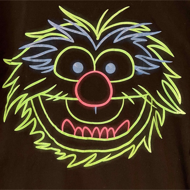 SESAME STREET(セサミストリート)のThe Muppets ザ　マペッツ　アニマルTシャツ　ネオンプリント メンズのトップス(Tシャツ/カットソー(半袖/袖なし))の商品写真