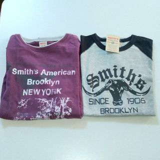 スミス(SMITH)のスミス　長袖Tシャツ男の子160cm　未使用タグ付き1枚含む2枚セット(Tシャツ/カットソー)