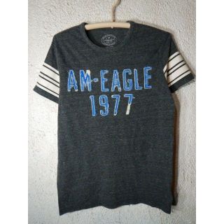 アメリカンイーグル(American Eagle)のo6131　アメリカン　イーグル　半袖　tシャツ　ビンテージ加工　デザイン(Tシャツ/カットソー(半袖/袖なし))