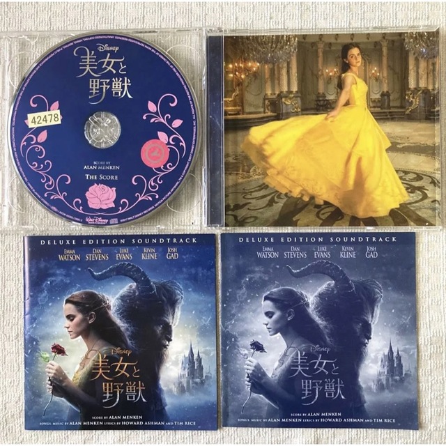 美女と野獣 デラックスエディション〈英語版〉2CD エンタメ/ホビーのCD(映画音楽)の商品写真