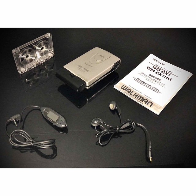 SONY - カセットウォークマン SONY WM-EX1 銀色「整備済み、完動 SONY - カセットウォークマン SONY WM-EX1 銀色「整備済み、完動