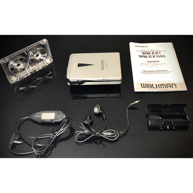 SONY - カセットウォークマン SONY WM-EX1 銀色「整備済み、完動 SONY - カセットウォークマン SONY WM-EX1 銀色「整備済み、完動