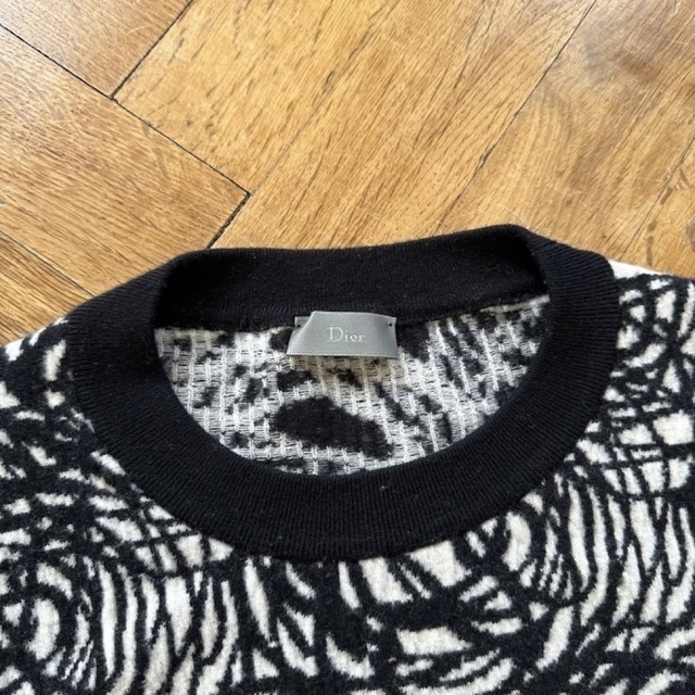 DIOR HOMME - Dior homme 14aw 薔薇ニットの通販 by K|ディオールオム