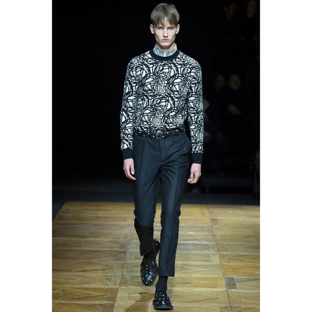 Dior homme 14aw 薔薇ニット Dior homme 14aw 薔薇ニット
